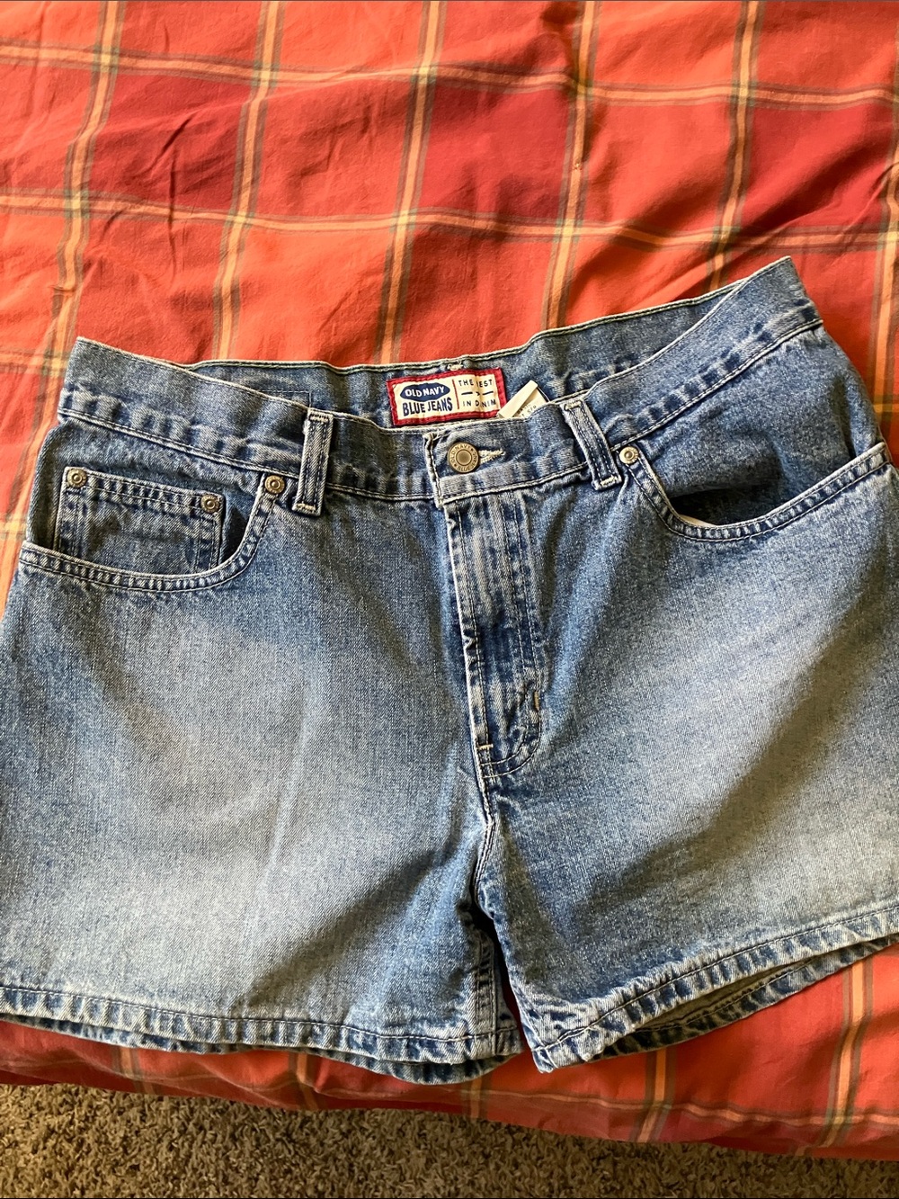 Old Navy Vintage Wash Blue Denim Shorts